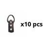 Attaches renforcées 2 trous pour cadre lourd x10 pcs