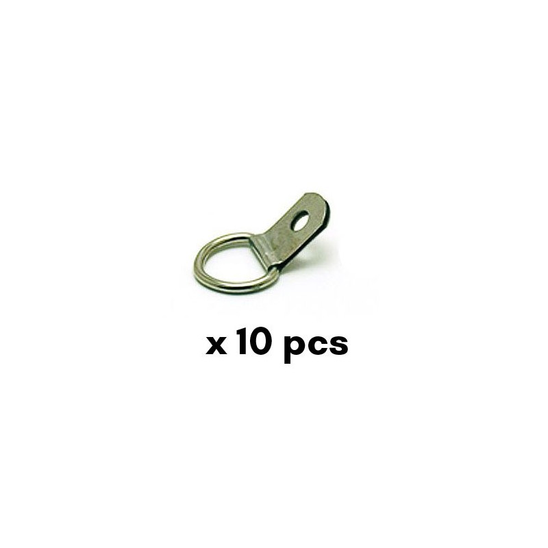 Attaches Dés étrier chapés, sachet de 10 pcs