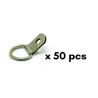 Attaches Dés étriers chapés, sachet de 50 pcs
