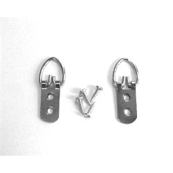 Attaches renforcées 2 trous pour cadre lourd + vis x2 pcs