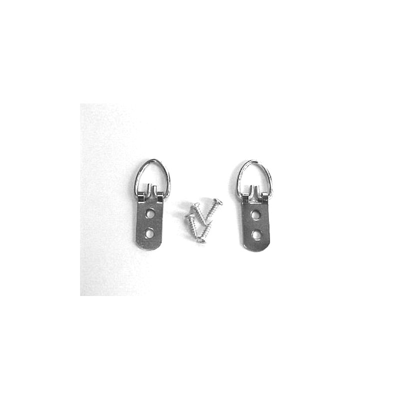 Attaches renforcées 2 trous pour cadre lourd + vis x2 pcs