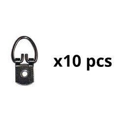 Attaches renforcées 1 trou pour cadre semi-lourd x10 pcs