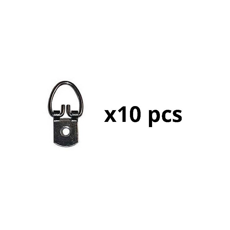 Attaches renforcées 1 trou pour cadre semi-lourd x10 pcs