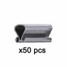 Sachet de 50 pinces à sous-verre 20x7 mm