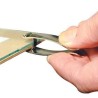 Sachet de 10 pinces à sous-verre 20x7 mm + 2 clés
