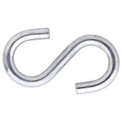 Crochets "S" en métal, sachet de 5 pcs