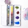 Boîte métal aquarelle Winsor & Newton Professional x24 1/2 godets