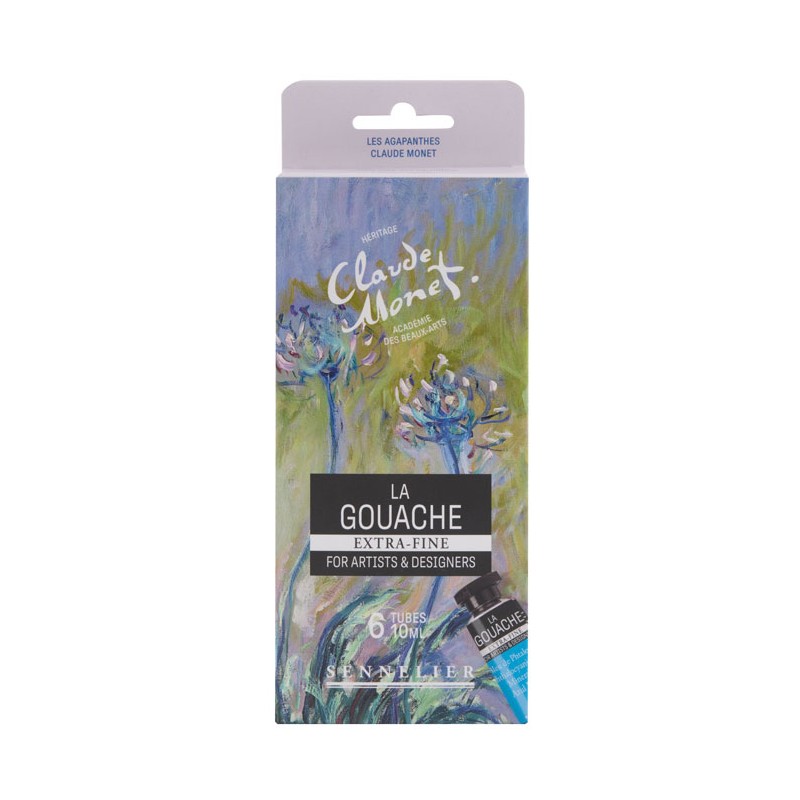 Set de peinture gouache extra-fine Sennelier Collection Monet x6 tubes 10ml