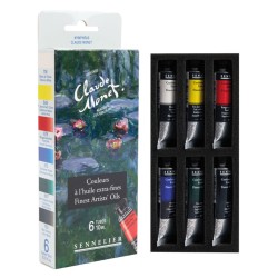 Set de peinture à l'huile extra-fine Sennelier Collection Monet x6 tubes 10ml
