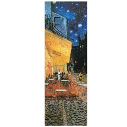 Puzzle 1000 pièces - Panoramique Terrasse du café le soir, de Vincent van Gogh
