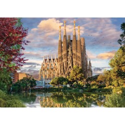 Puzzle 1000 pièces - Sagrada Familia, Barcelone