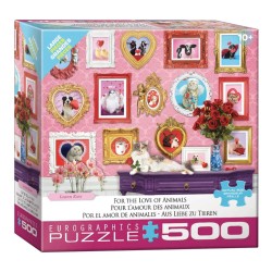 Puzzle 500 pièces - Pour l'amour des animaux