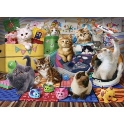 Puzzle 500 pièces - Récréation des chatons
