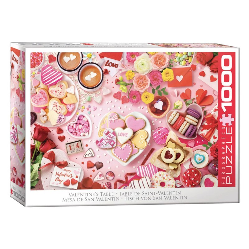 Puzzle 1000 pièces - Table de Saint-Valentin