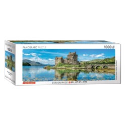 Puzzle 1000 pièces - Panoramique Eilean Donan Castle, Écosse