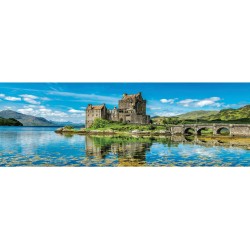 Puzzle 1000 pièces - Panoramique Eilean Donan Castle, Écosse