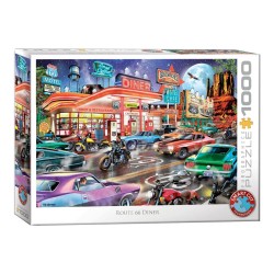 Puzzle 1000 pièces - Route 66 Diner