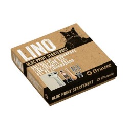 Coffret complet d'initiation à la linogravure Brause