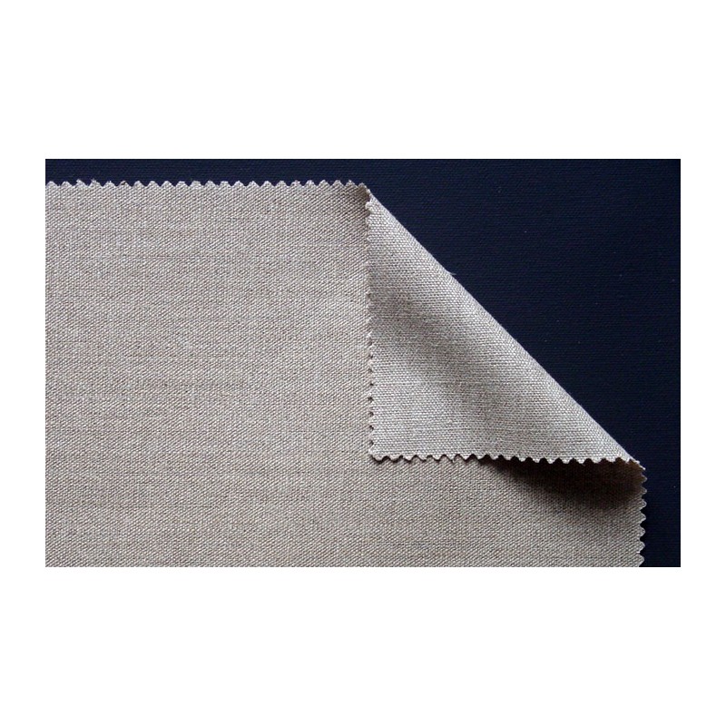 Toile en lin enduction transparente à grain fin 384 g/m²
