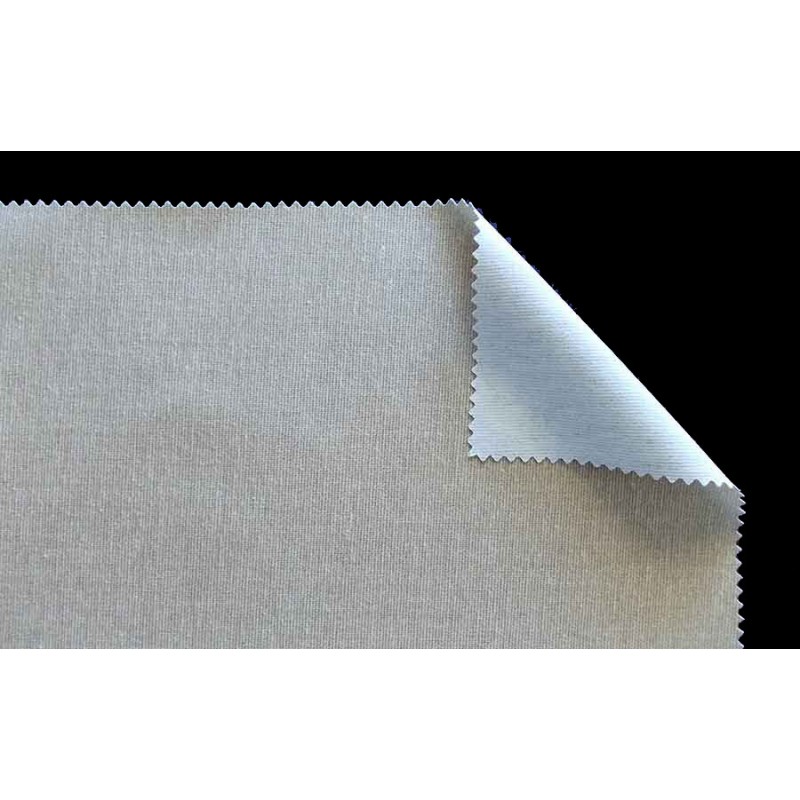Toile en coton teinté lin enduction transparente à grain moyen 290 g/m² 