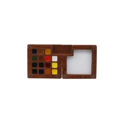 Mini-palette aquarelle Gansaï en bois - Art & Go