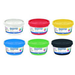 Set gouache aux doigts Giotto Dita, 6 x 100ml