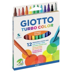 Etui de feutres scolaires Turbo Color Giotto