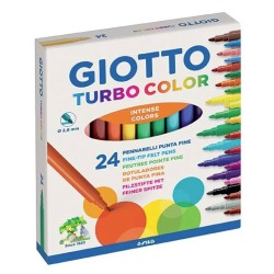 Etui de feutres scolaires Turbo Color Giotto