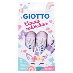 Lot de 2 sticks de colle 20g Giotto Candy Collection