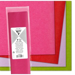 Papier de soie 18g/m², étui de 8 fls 50x75 cm