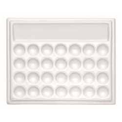 Palette en porcelaine 28 creux - 15x19 cm