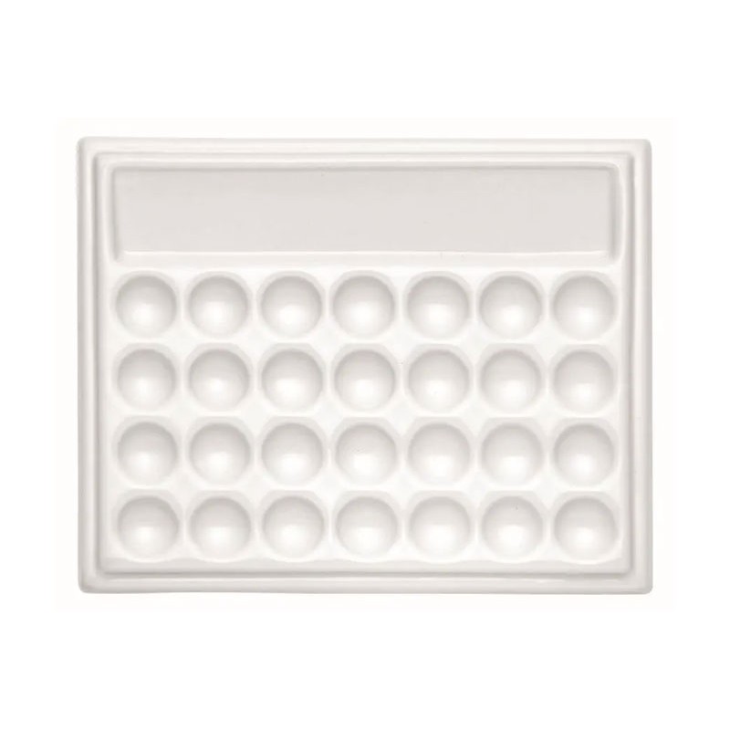 Palette en porcelaine 28 creux - 15x19 cm