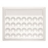 Palette en porcelaine 28 creux - 15x19 cm