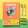Bloc Papier Canson Kids Couleur A4 120g/m²