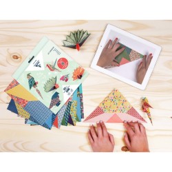 Pochette Origami 60 fls 3 formats 70gr - Oiseaux