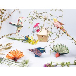 Pochette Origami 60 fls 3 formats 70gr - Oiseaux