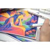 Kit coloriage mystère Monde Fantastique :12 marqueurs Graph'It GO + 8 cartes