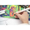 Kit coloriage mystère Aventure Tropicale :12 marqueurs Graph'It GO + 8 cartes