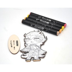 Set de coloriage figurine Phoenix Graph'It Chibi