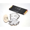 Set de coloriage figurine Phoenix Graph'It Chibi