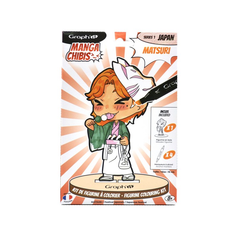 Set de coloriage figurine Matsuri Graph'It Chibi