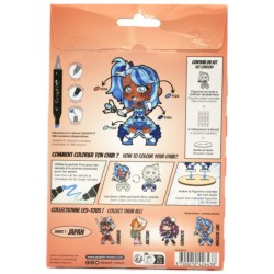 Set de coloriage figurine Magical girl Graph'It Chibi