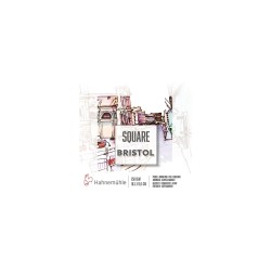Bloc bristol Square 250 g/m², 15 fls 10.5x10.5 cm