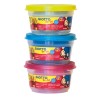 Set de pâte à modeler pailletée Giotto Bé-Bé, 3 pots de 100 g