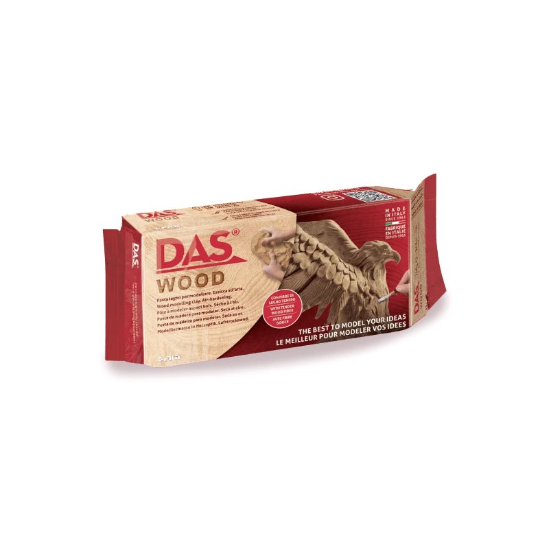 Pâte à modeler aspect Bois DAS Wood