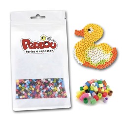 Perles plastiques à repasser Perlou, sac de 1000 perles