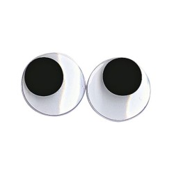 Yeux mobiles adhésifs ø20mm x10pcs