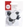 Yeux mobiles adhésifs ø30mm x10pcs