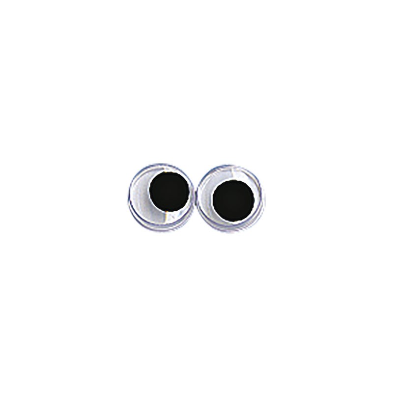 Yeux mobiles en plastique ø5mm x10pcs