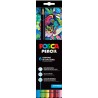 Set de crayons de couleur cire & huile Posca